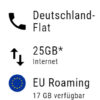 Lyca Mobil Prepaid SIM Karte - 25GB + Flat - Aktiviert
